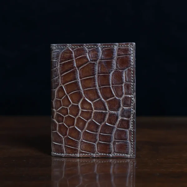 No. 2 Card Wallet – American Alligator – 001