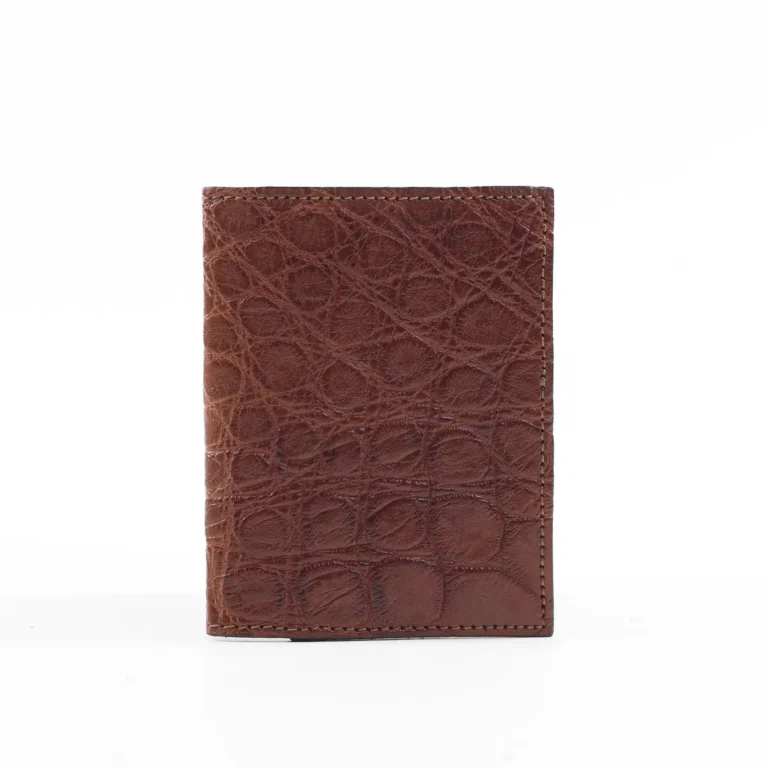 Vintage Brown American Alligator - ID 001 - front view