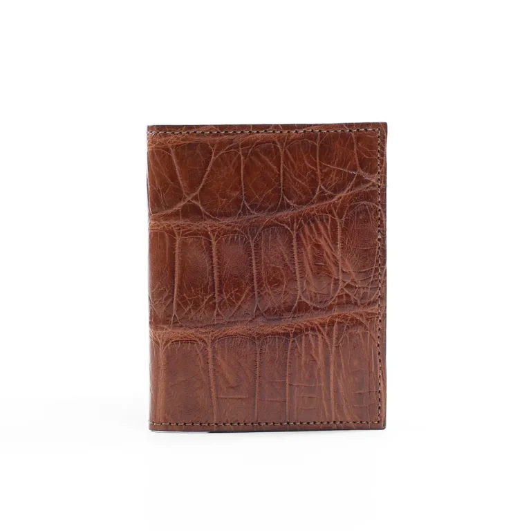Vintage Brown American Alligator - ID 002 - front view