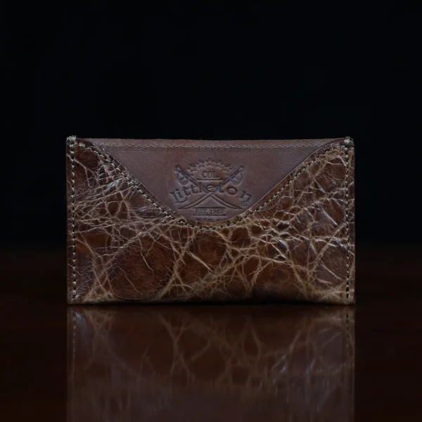 No. 3 Card Wallet – American Alligator – 002