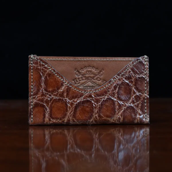 No. 3 Card Wallet – American Alligator – 003