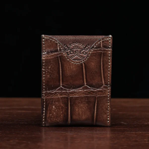 No. 4 Card Case – American Alligator – 002