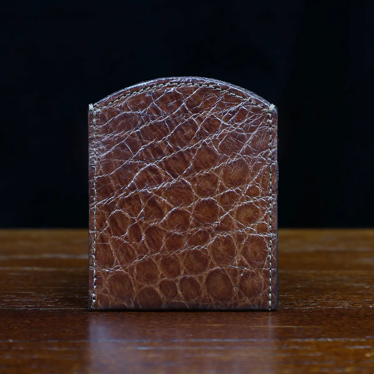 View larger image of american alligator front pocket wallet - id 001 - back side