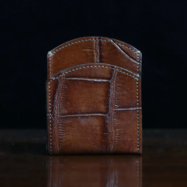 Front Pocket Wallet – American Alligator – 001
