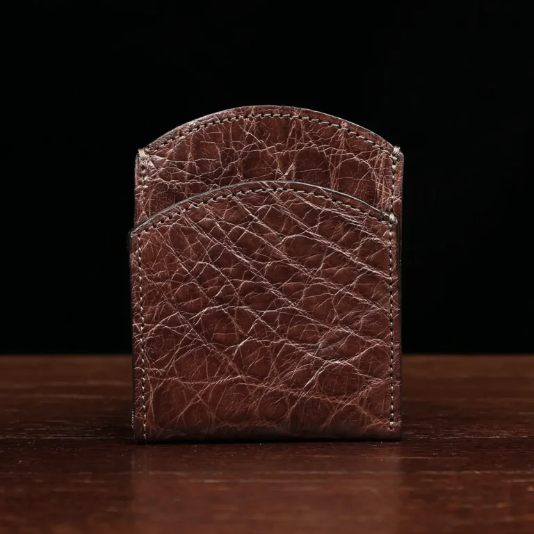 american alligator front pocket wallet - id 001 - front side