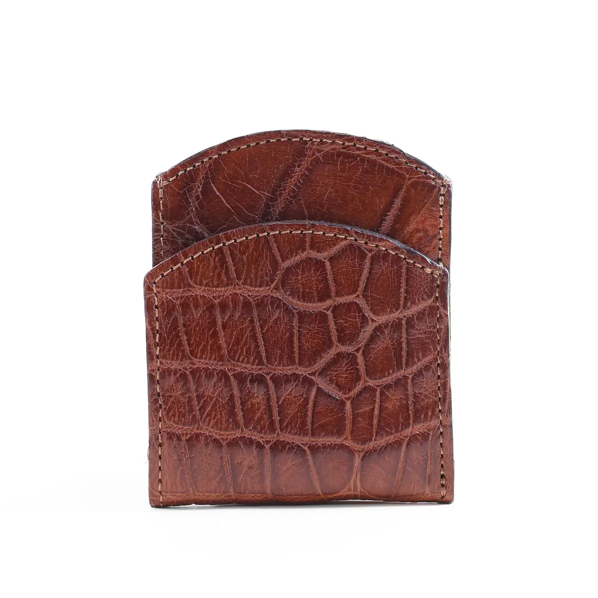 View larger image of American alligator front pocket wallet - id 001 - front side