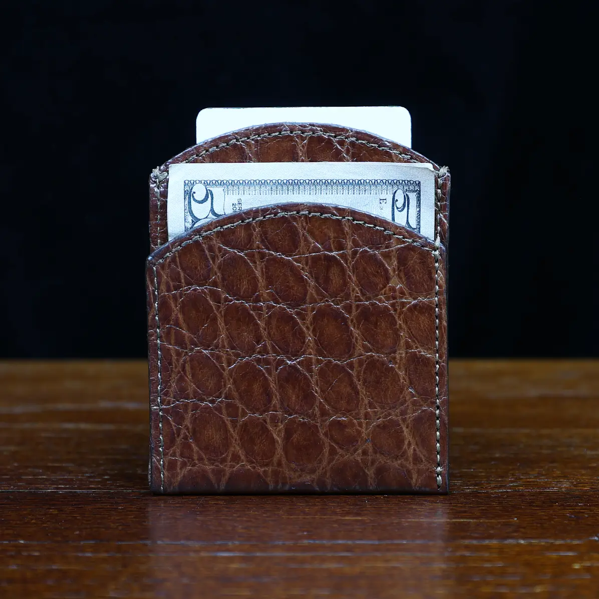 View larger image of american alligator front pocket wallet - id 001 - front side