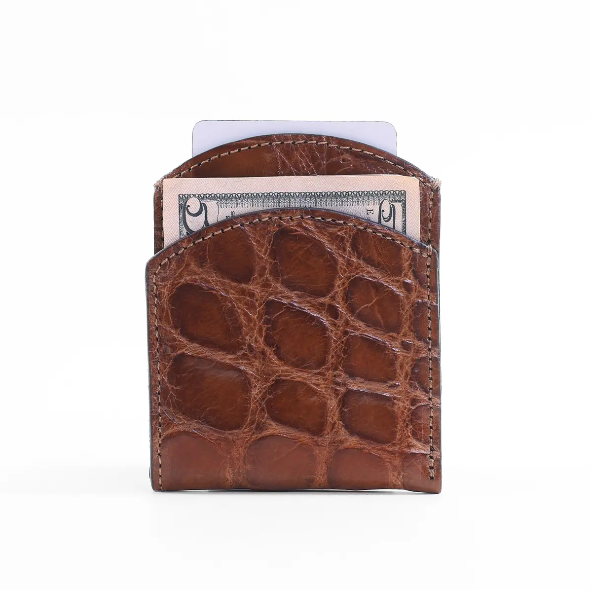 View larger image of Front Pocket Wallet - American Alligator - 001 - W5 A 001 Money View