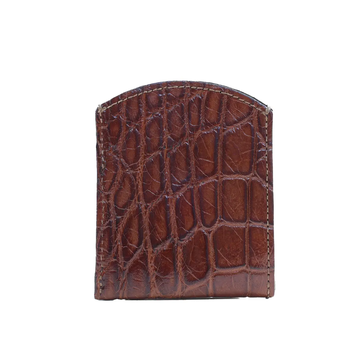 View larger image of American alligator front pocket wallet - id 002 - back side