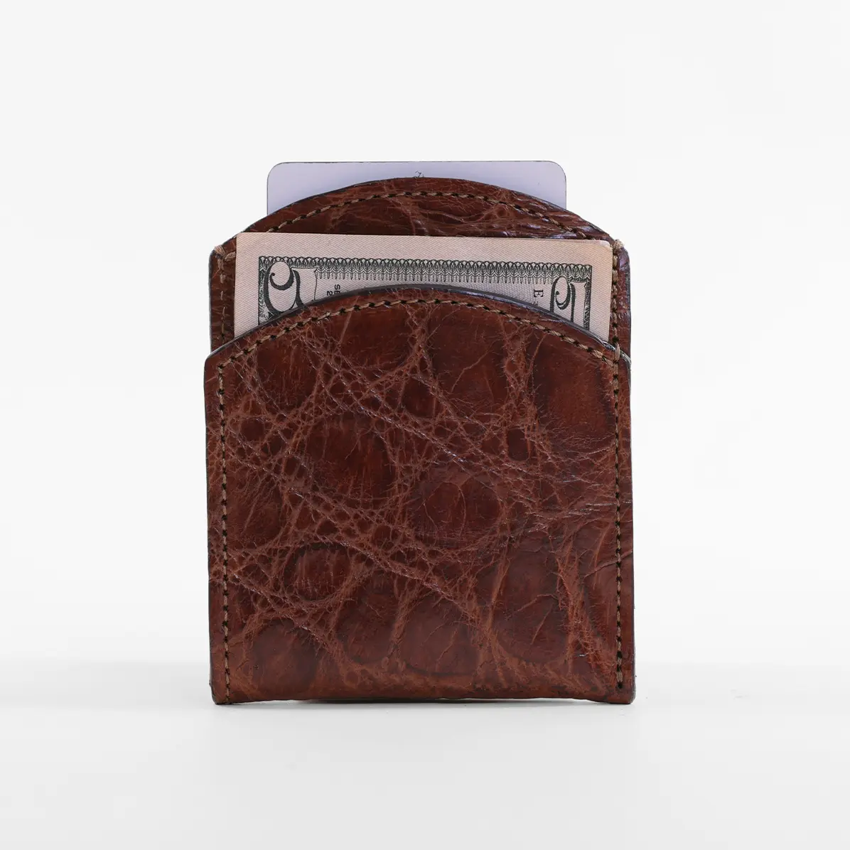 View larger image of American alligator front pocket wallet - id 001 - front side