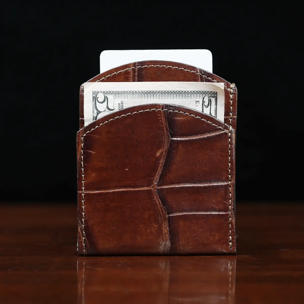 View larger image of Front Pocket Wallet - American Alligator - 002 - W5 A 002 Money View