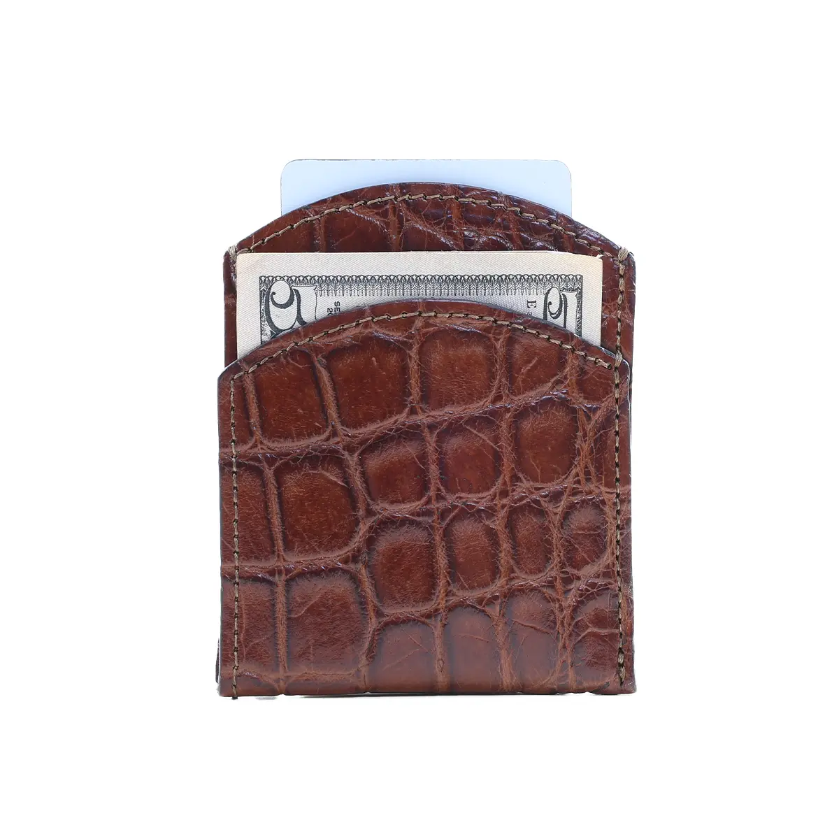 View larger image of American alligator front pocket wallet - id 002 - front side
