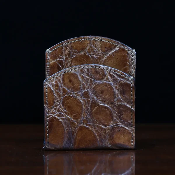 Front Pocket Wallet – American Alligator  – 003