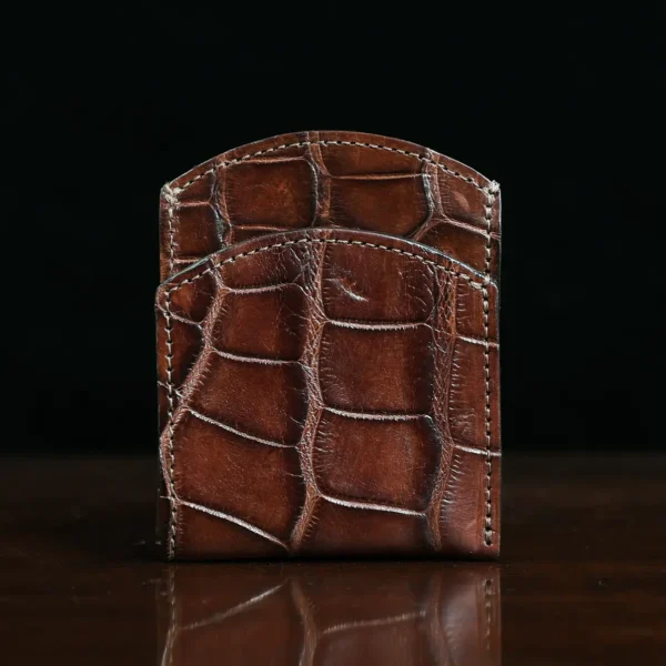 Front Pocket Wallet – American Alligator – 001