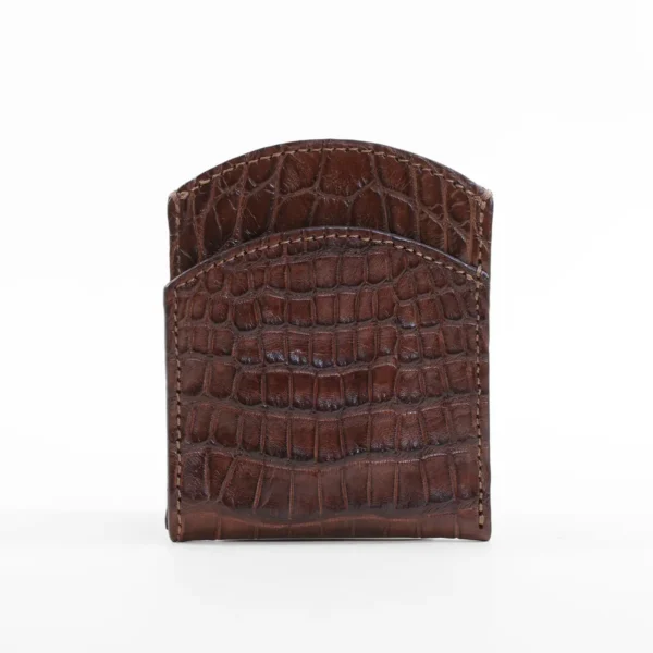 Front Pocket Wallet – American Alligator  – 003