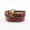 No. 5 Large Cinch Belt - One-of-a-kind - American Alligator