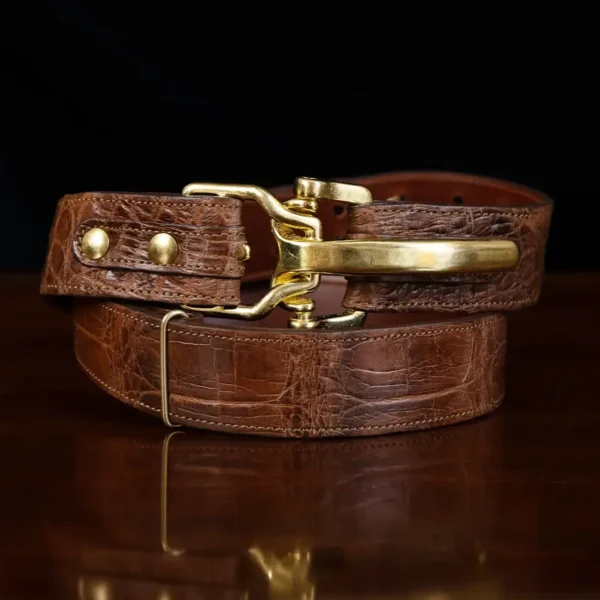 No. 5 Large Cinch Belt – One-of-a-kind – American Alligator