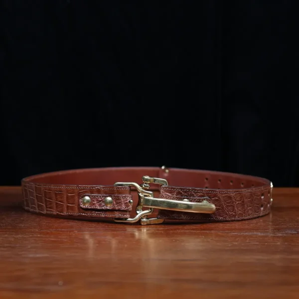 No. 5 Large Cinch Belt – One-of-a-kind – American Alligator