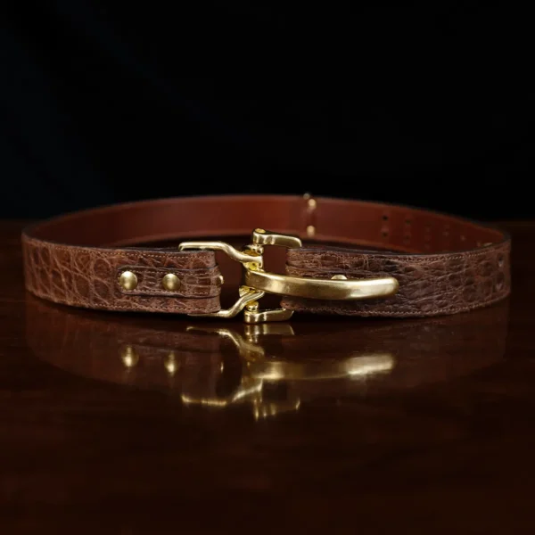 No. 5 Large Cinch Belt – One-of-a-kind – American Alligator