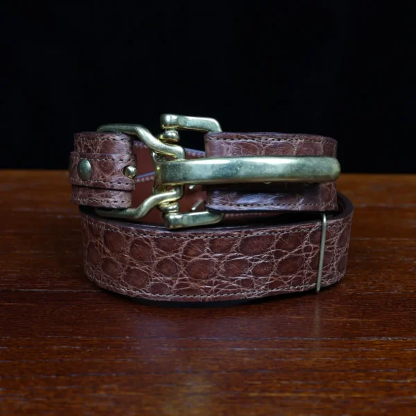 No. 5 Small Cinch Belt – One-of-a-kind – American Alligator