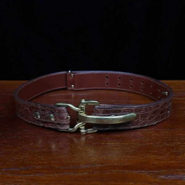No. 5 Small Cinch Belt – One-of-a-kind – American Alligator