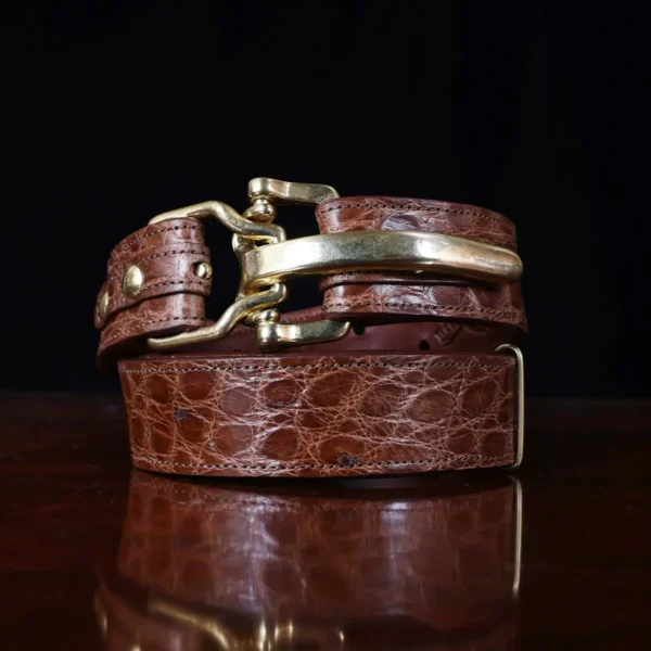 No. 5 Small Cinch Belt – One-of-a-kind – American Alligator