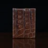 American Alligator front pocket wallet, showing the back - id 003