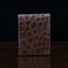 American Alligator front pocket wallet, showing the back - id 003