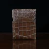 American Alligator front pocket wallet, showing the front - id 003