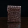 American Alligator front pocket wallet, showing the front - id 003