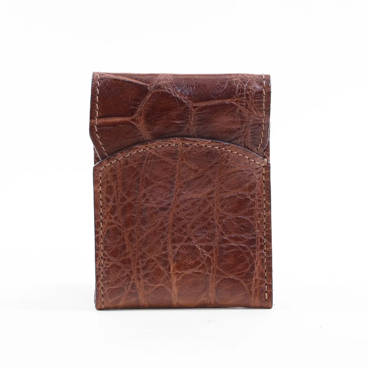 View larger image of American Alligator front pocket wallet, showing the front - id 003