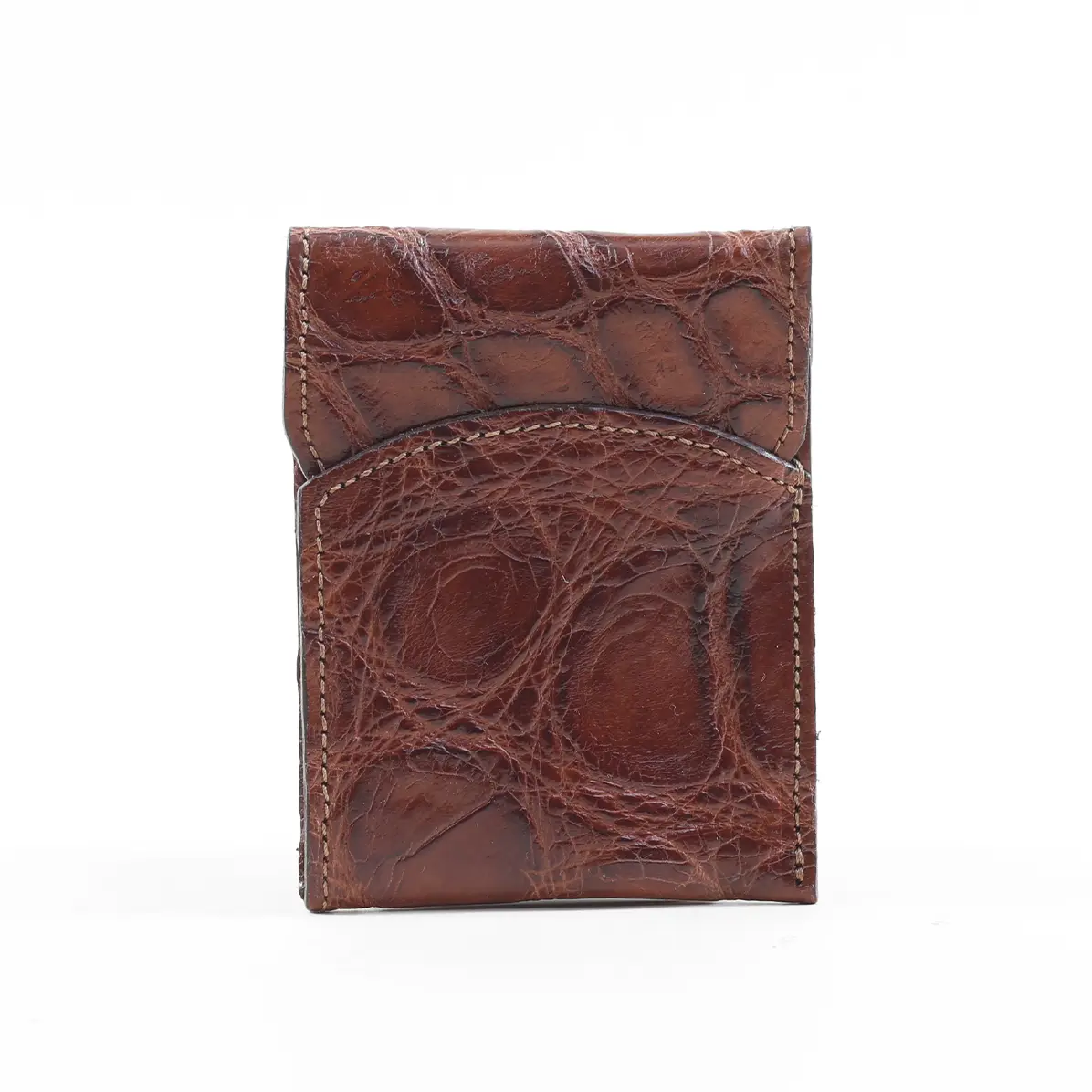 View larger image of American Alligator front pocket wallet, showing the front - id 003