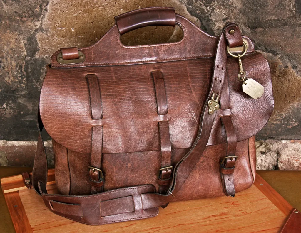 "Age Is A Beautiful Thing" 28 Colonel saddlebag that shows it's age through the years