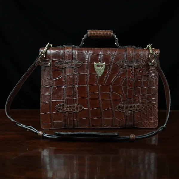 No. 1943 Navigator Briefcase – American Alligator
