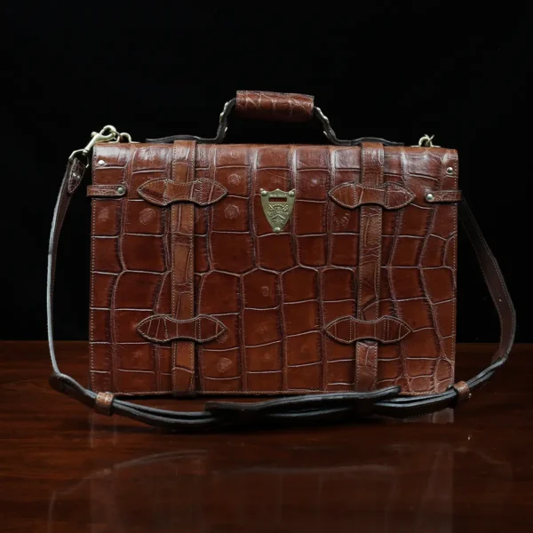No. 1943 Navigator Briefcase – American Alligator
