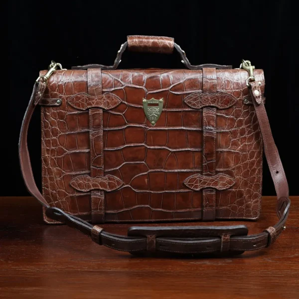 No. 1943 Navigator Briefcase – American Alligator
