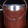 traveler leather tumbler sleeve in 30 oz- initial view