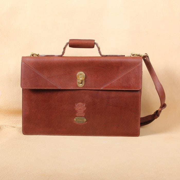 Leather Attache Briefcase Bag Best Usa Made Col Littleton Products All