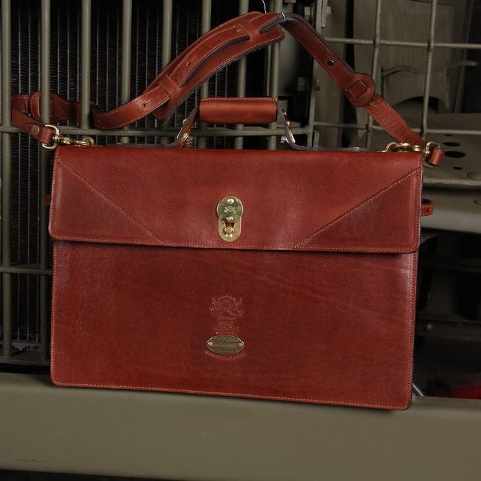 No 1942 Leather Attache Vintage Brown