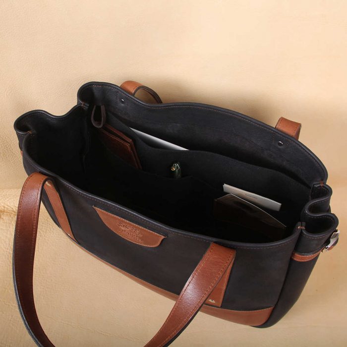 Women’s Leather Business Tote American Made Col. Littleton