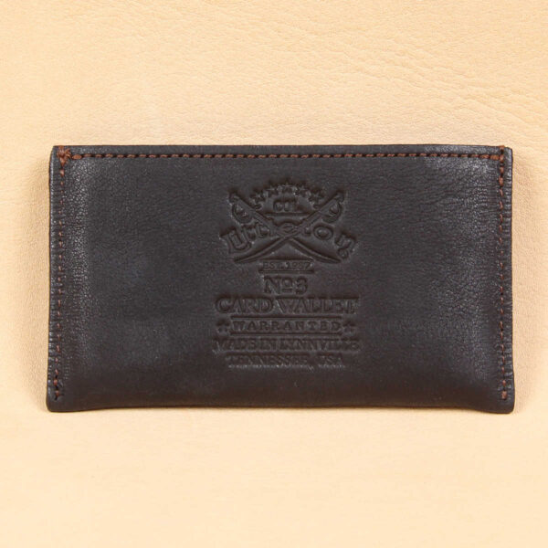 No. 3 Card Wallet - Black