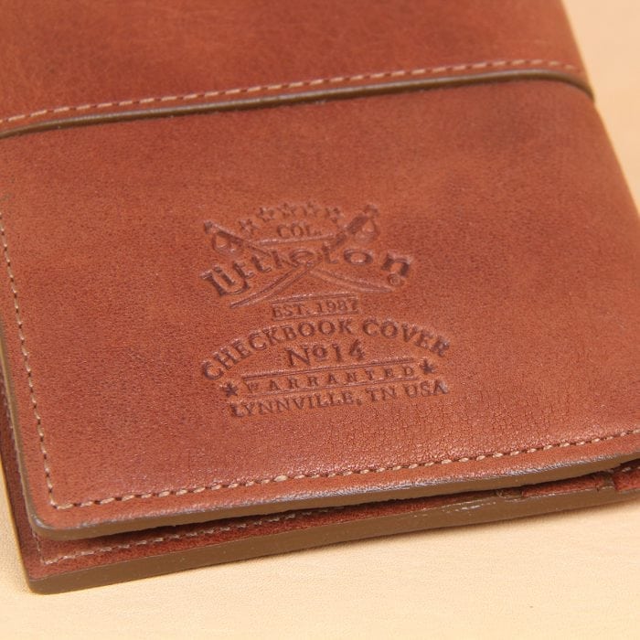leather checkbook cover no 14 best usa made col littleton