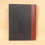 no 30 black brown leather journal notebook cover
