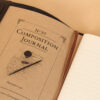 no 30 black brown leather journal notebook cover with journal