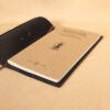 no 30 black brown leather journal notebook cover with journal