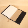 no 30 black brown leather journal notebook cover with journal