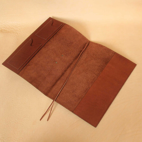 no 30 vintage brown leather journal notebook cover