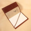 no 30 vintage brown leather journal notebook cover
