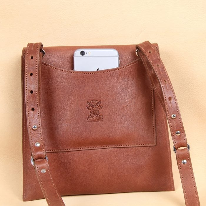 Women S Purse Leather Handbag Cross Style Derby No 22 Usa Handmade - Leather Purse With Outside Pockets Women S Purse Leather Handbag Cross Style Derby No 22 Usa Handmade - Leather Purse With Outside Pockets