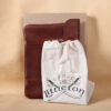 leather document bag and cotton canvas bag